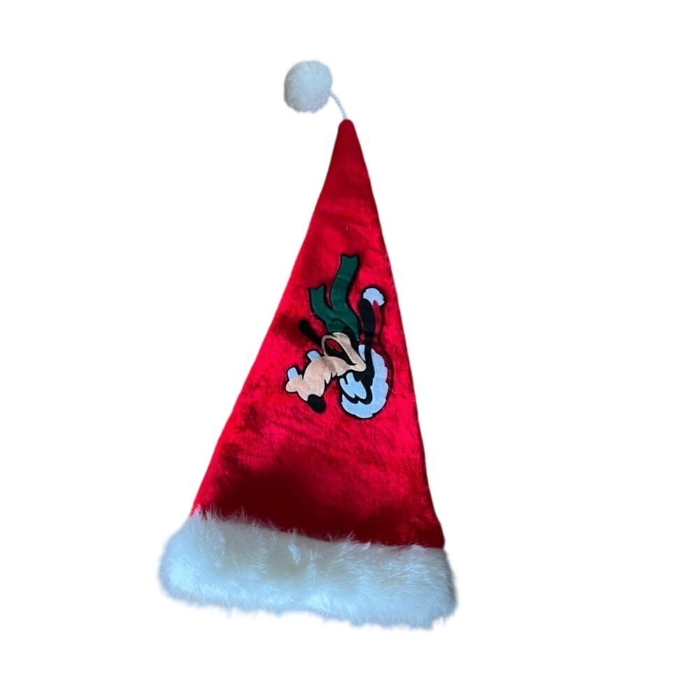 Mickey Unlimited Santa Hat 1990s 33" Goofy Christmas One‎ Size